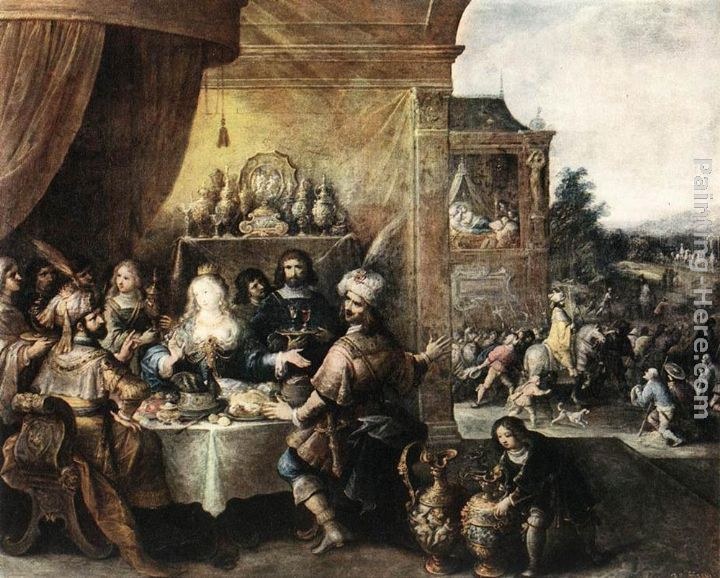 Frans the younger Francken Feast of Esther